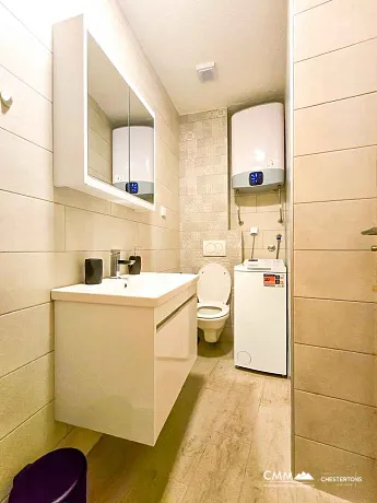 Sutomore'de Teraslı Modern 29 m² Stüdyo Daire